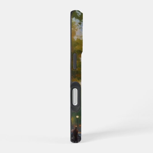 Eiffel Tower Paris Reis  Retro Art iPhone 16 Hoesje (Rechterkant)