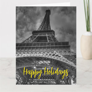Eiffel Tower Paris Reis  Retro Art Kaart