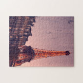 Eiffel Tower - Paris Retro Style - 11x14 - 252 pc' Legpuzzel (Horizontaal)