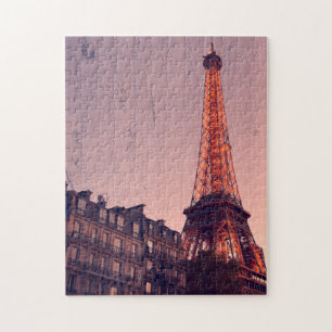 Eiffel Tower - Paris Retro Style - 11x14 - 252 pc' Legpuzzel