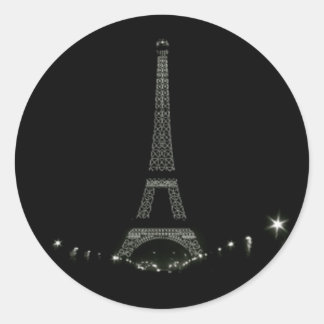 Eiffel Tower Paris Ronde Sticker