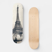 Eiffel Tower Paris Skateboard (Voorkant)