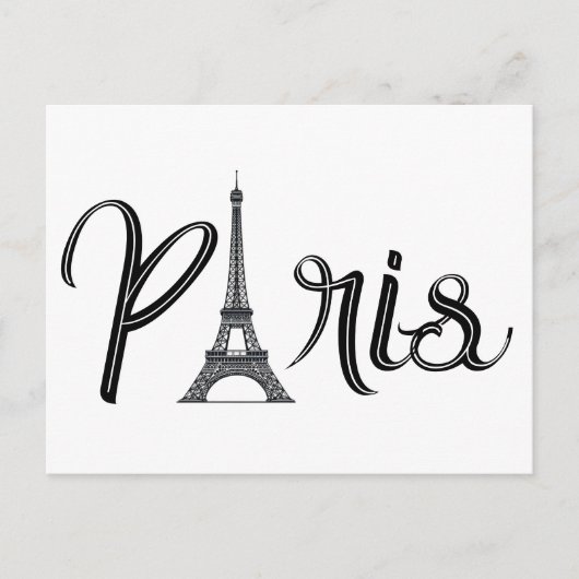EIFFEL TOWER PARIS Small Briefkaart (Voorkant)