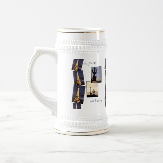 Eiffel Tower Paris Souvenir Bierpul (Links)