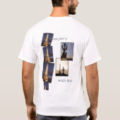 Eiffel Tower Paris Souvenir T-shirt (Achterkant)