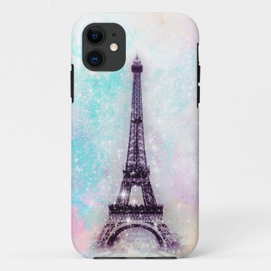 Eiffel Tower Pastel Case-Mate iPhone Case (Achterkant)