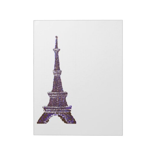 Eiffel Tower Pointillisme Notitieblok (Gedraaid)