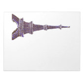 Eiffel Tower Pointillisme Notitieblok (Voorkant)