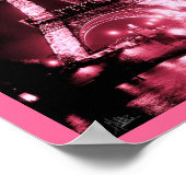 Eiffel Tower, Pont de Lena [Print] - dubbelroze, Poster (Hoek)