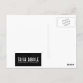 Eiffel Tower, Red Dress, Laten we gaan Briefkaart (Achterkant)