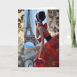 Eiffel Tower, Red Dress, Laten we gaan Kaart