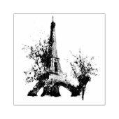 Eiffel Tower Rubber Stamp Rubberstempel (Afrduk)