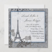 Eiffel Tower Scottish thistle Sillic Kaart (Voorkant)