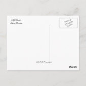 Eiffel Tower Sepia Postcard Briefkaart (Achterkant)