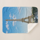 Eiffel Tower Sherpa Fleece Blanket Deken (Voorkant (horizontaal))