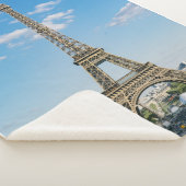 Eiffel Tower Sherpa Fleece Blanket Sherpa Deken (3/4)