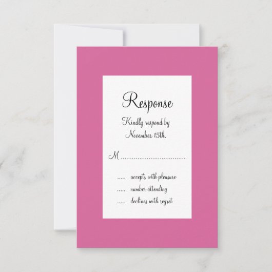 Eiffel Tower Sparkles RSVP (fuchsia) (Voorkant)