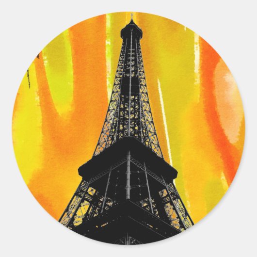 Eiffel Tower Sticker (Voorkant)