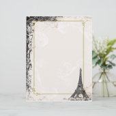 Eiffel Tower  stijl Letterhead (Staand voorkant)