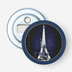 Eiffel Tower & Surreal Paris Art/France party Bo Button Flesopener