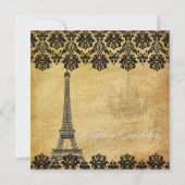  EIFFEL TOWER/VANILLA-SWIRLS KAART (Voorkant)