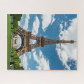 Eiffel Tower View from Champ de Mars Public Park Legpuzzel (Horizontaal)