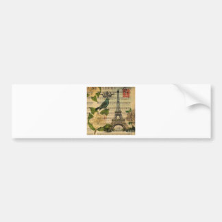 Eiffel Tower vintage Paris Bumpersticker