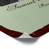 Eiffel Tower Wedding Framed Foto Collage Poster (Hoek)