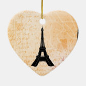 Eiffel Tower Wedding Ornament (Achterkant)