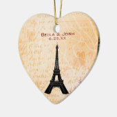 Eiffel Tower Wedding Ornament (Links)