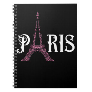 Eiffel Tower Women Love Paris France Notitieboek