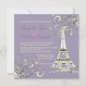 Eiffel Tower + Zwemelen Weddenschappen Kaart (Achterkant)