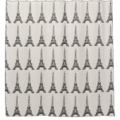 Eiffel Towers Shower Curtain Douchegordijn (Voorkant)