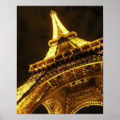 Eiffel verlicht poster (Voorkant)