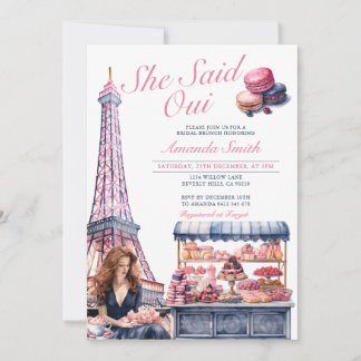 Eiffel Ze zei Oui Vrijgezellenfeest Cafe Patisseri Kaart