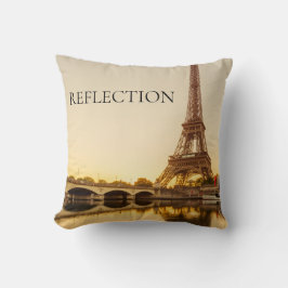Eiffelreflecties Kussen