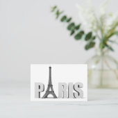 Eiffeltoeren PARIS Visitekaartje (Staand voorkant)