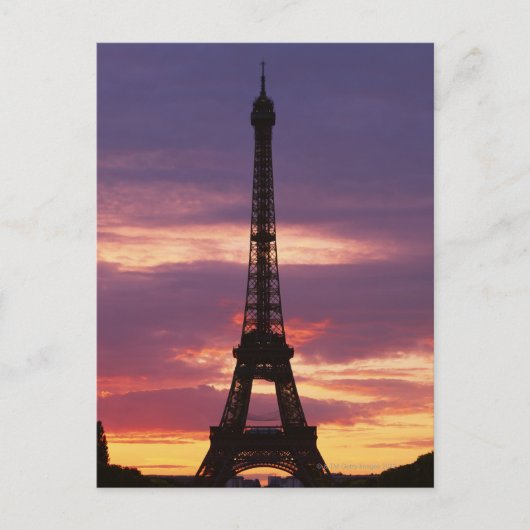 Eiffeltoren 2 briefkaart (Voorkant)