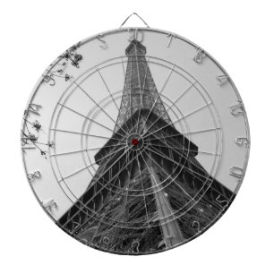 Eiffeltoren b/w dartbord