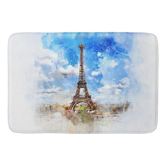 Eiffeltoren Badmat (Voorkant)