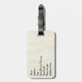 Eiffeltoren  Bagagelabel (Achterkant verticaal)