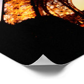 Eiffeltoren bij het Poster 's nachts (Hoek)