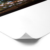 Eiffeltoren bij nacht poster (Hoek)