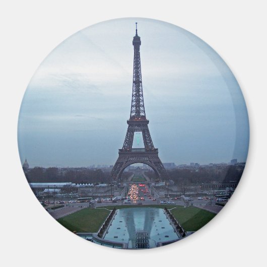 Eiffeltoren bij zonsopgang magneet (Voorkant)