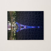 Eiffeltoren (blauwe lichten) legpuzzel (Horizontaal)