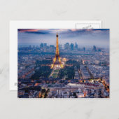 Eiffeltoren briefkaart (Voorkant / Achterkant)