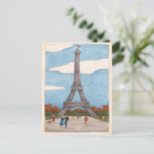 Eiffeltoren - Briefkaart (Staand voorkant)
