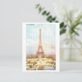 Eiffeltoren Briefkaart (Staand voorkant)