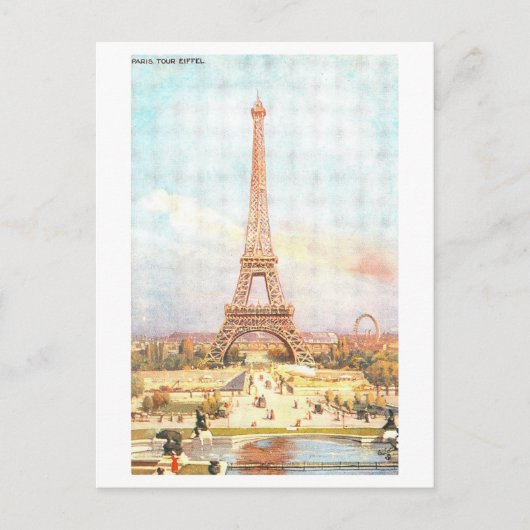 Eiffeltoren Briefkaart (Voorkant)