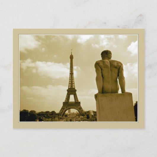 Eiffeltoren Briefkaart (Voorkant)